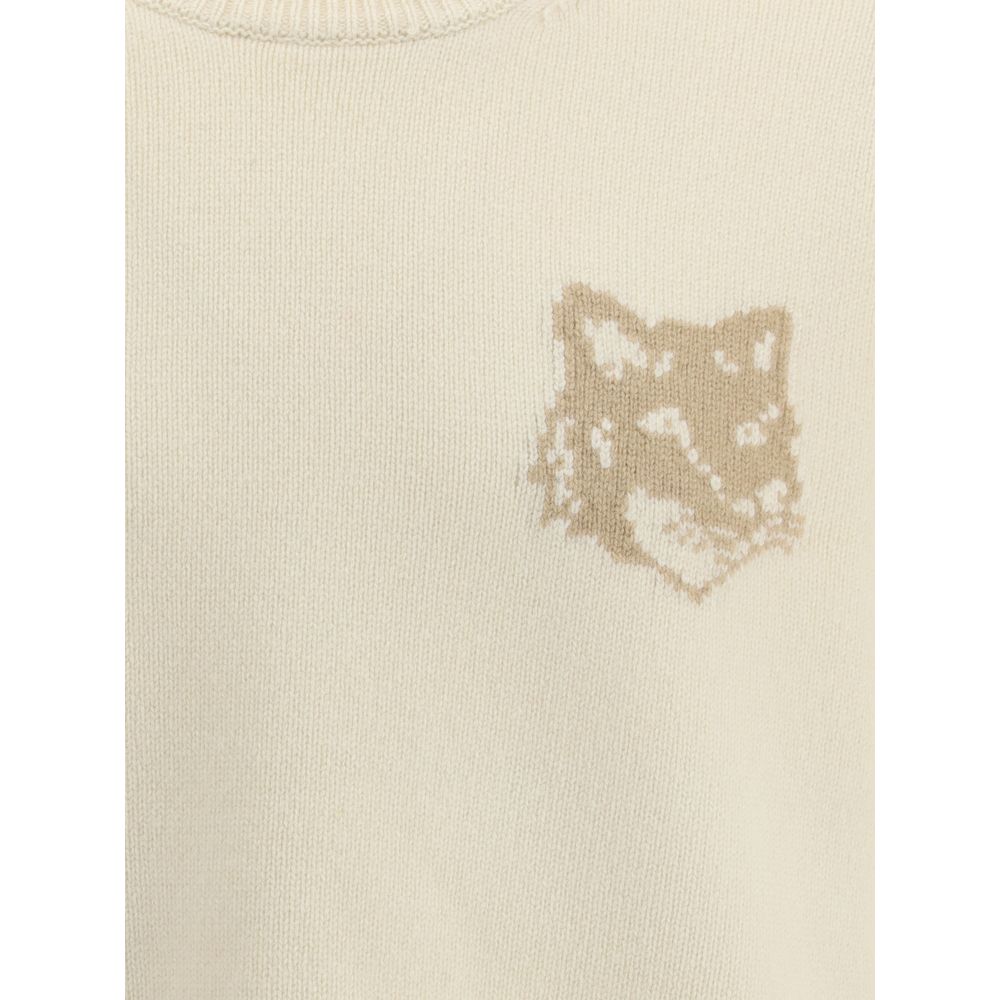 Cream Wool Sweatshirt