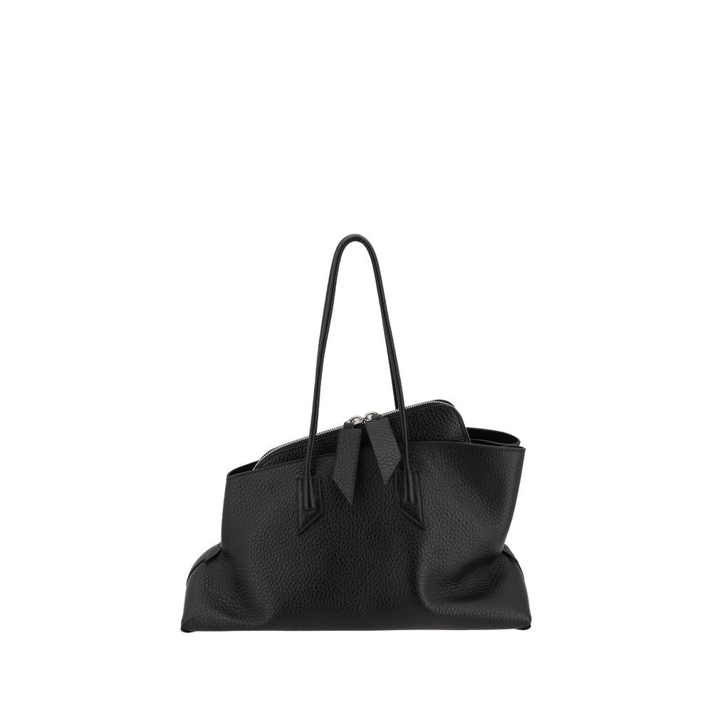 Black Calf Leather Bos Taurus Shoulder Bag