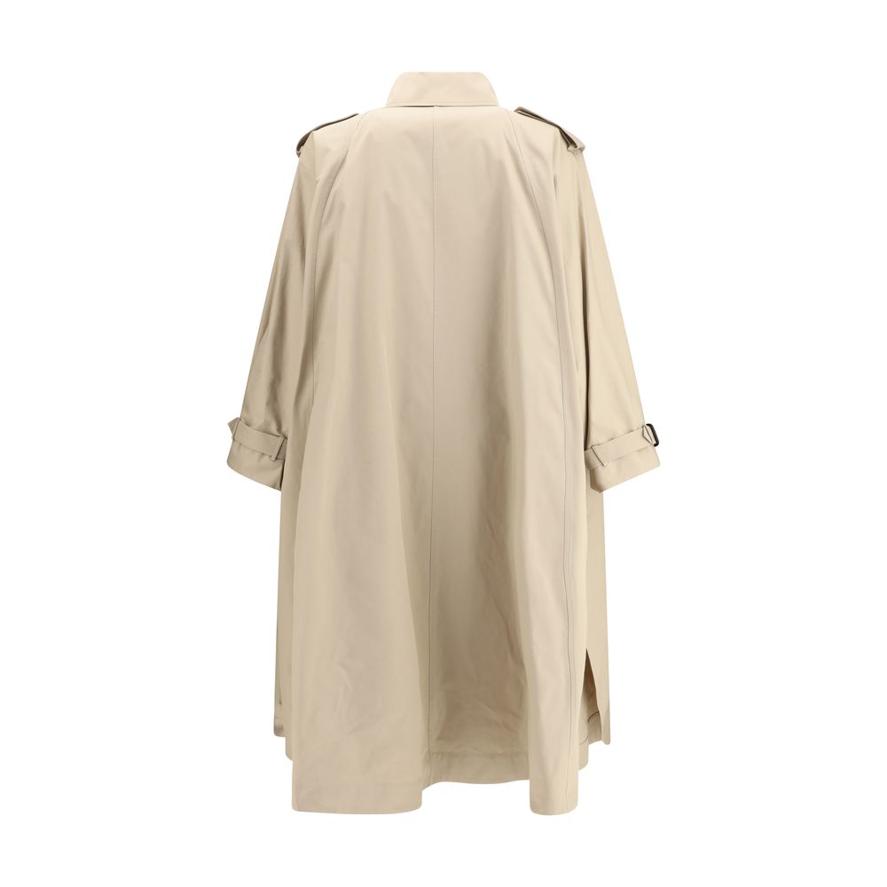 Beige Cotton Coat