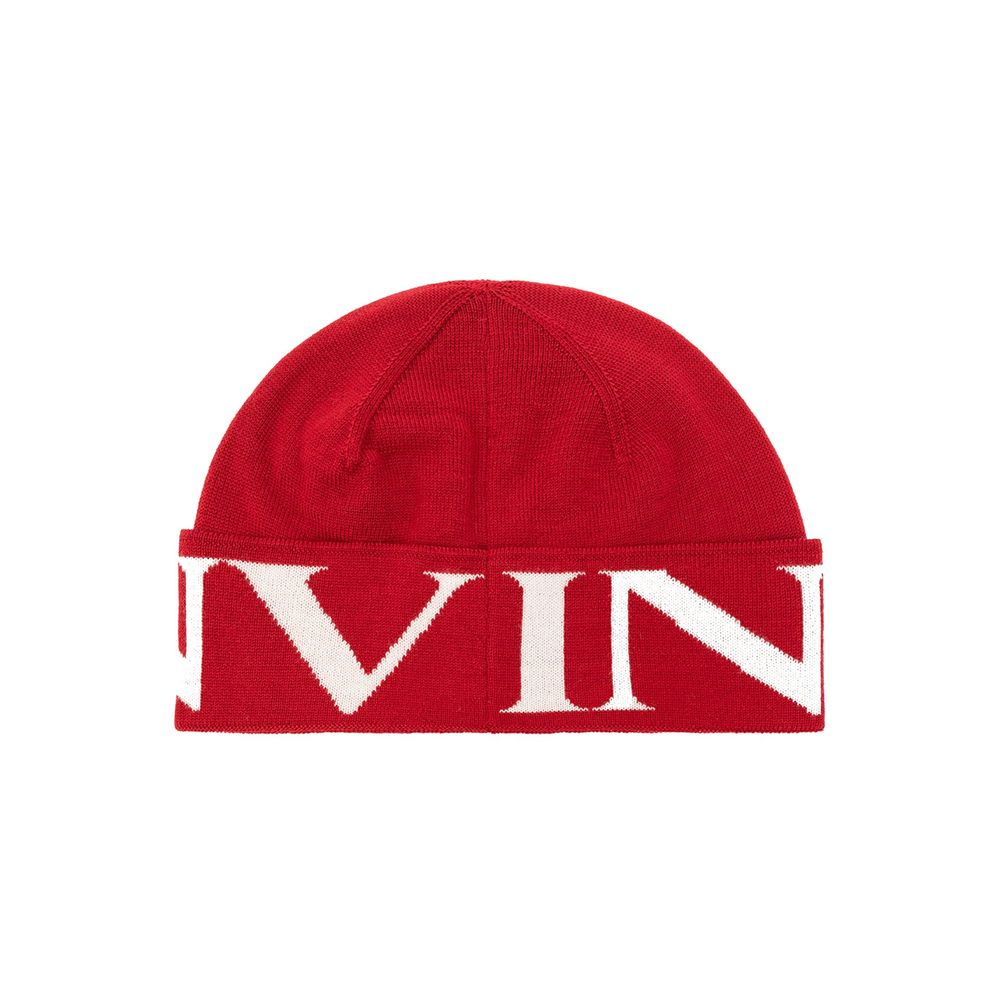 Red Wool Beanie