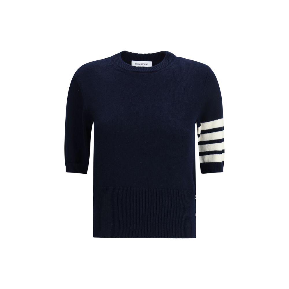 Blue Fleece Wool Sweatshirt