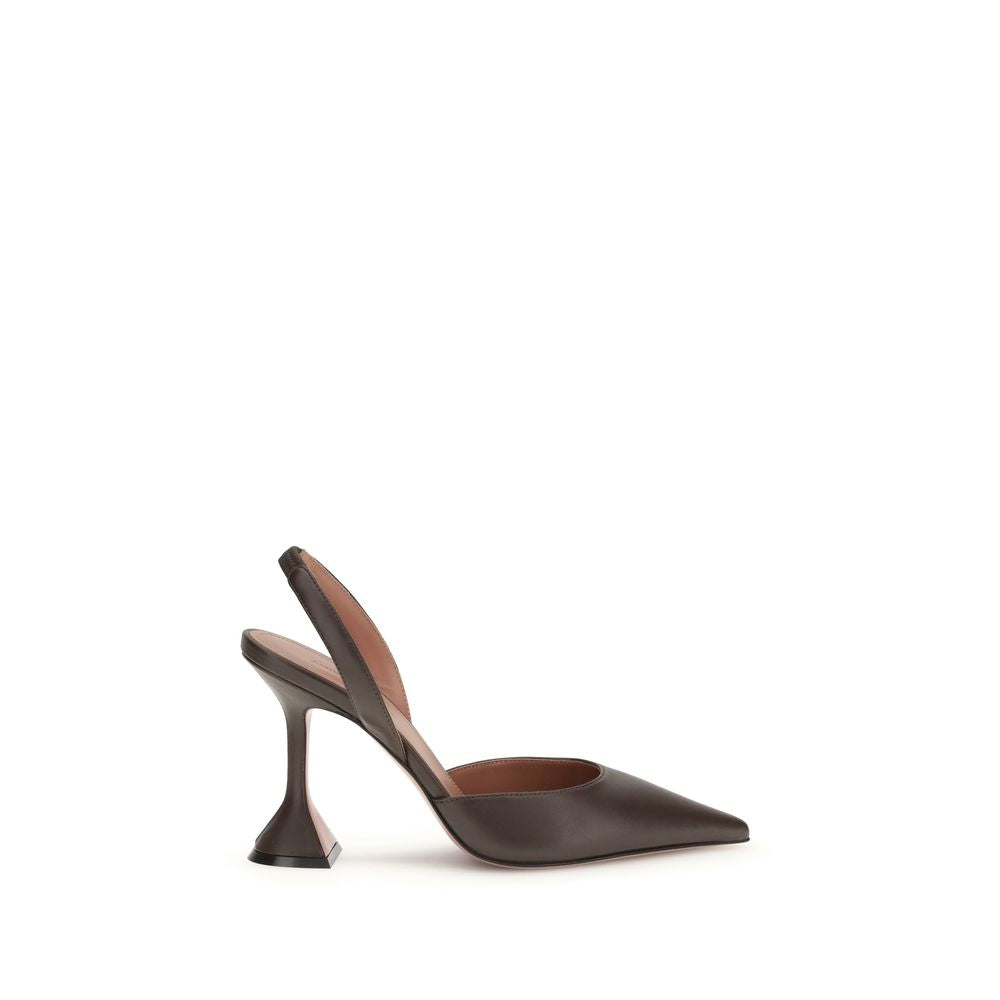 Brown Calf Leather Bos Taurus Pumps