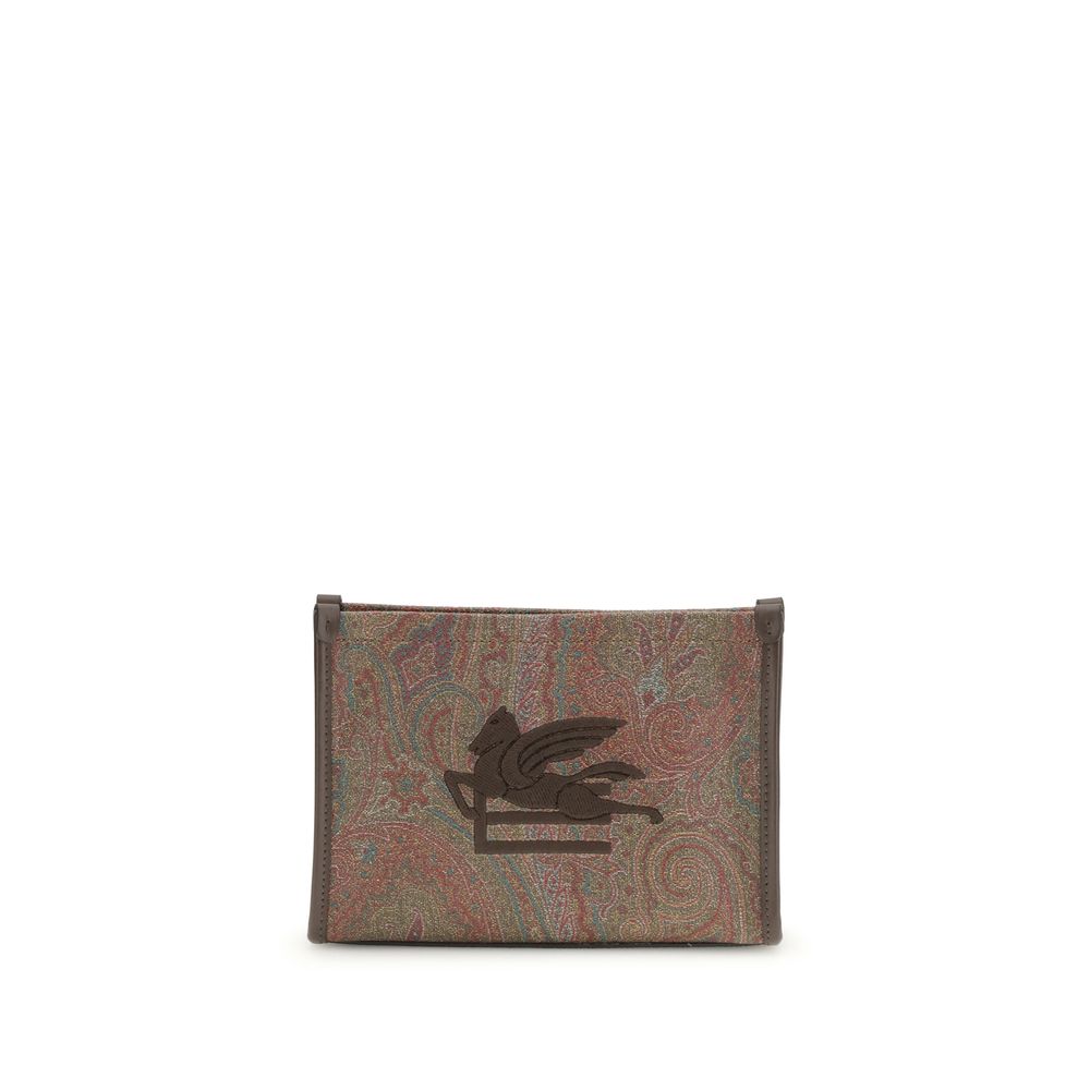Brown Calf Leather Bos Taurus Clutch Bag