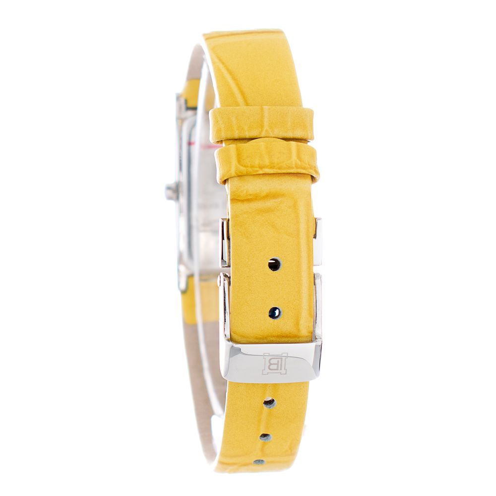Yellow Leather Dress Watch