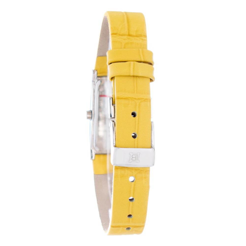 Yellow Leather Dress Watch