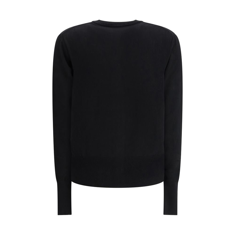 Black Cotton Cardigan