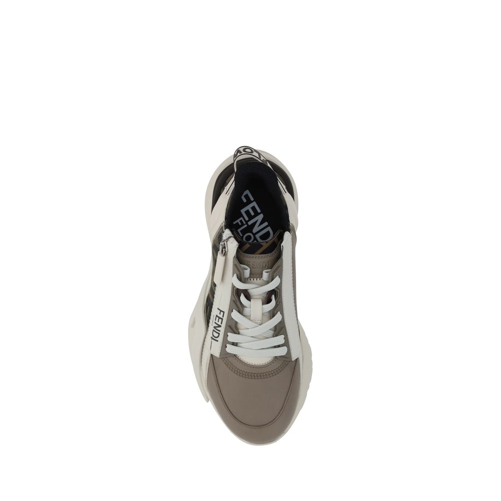 Brown Calf Leather Bos Taurus Athletic Sneakers