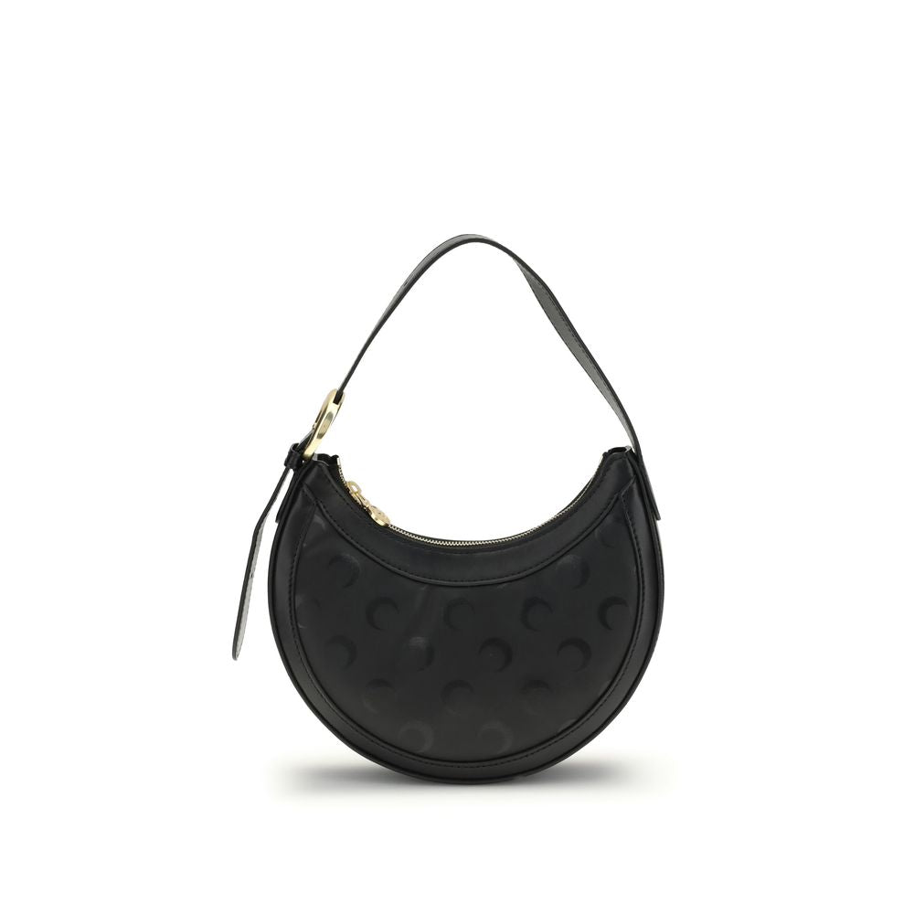 Black Polyethylene Shoulder Bag