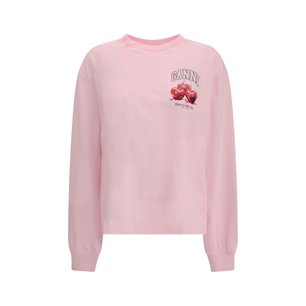 Multicolor Cotton Long Sleeve T-Shirt