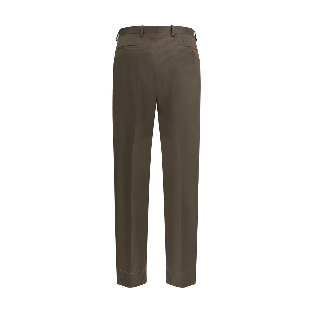 Bicolor Wool Oves Aries Casual Pants