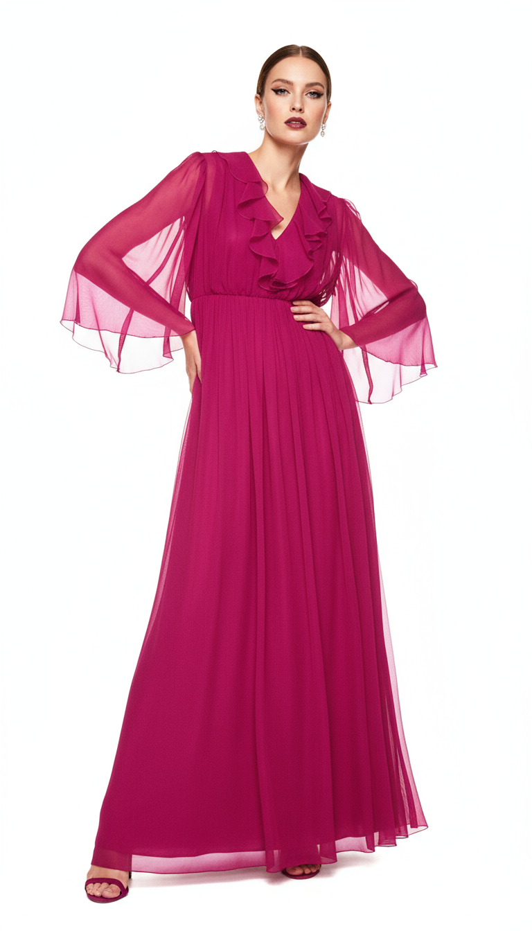 Multicolor Silk Casual Dress