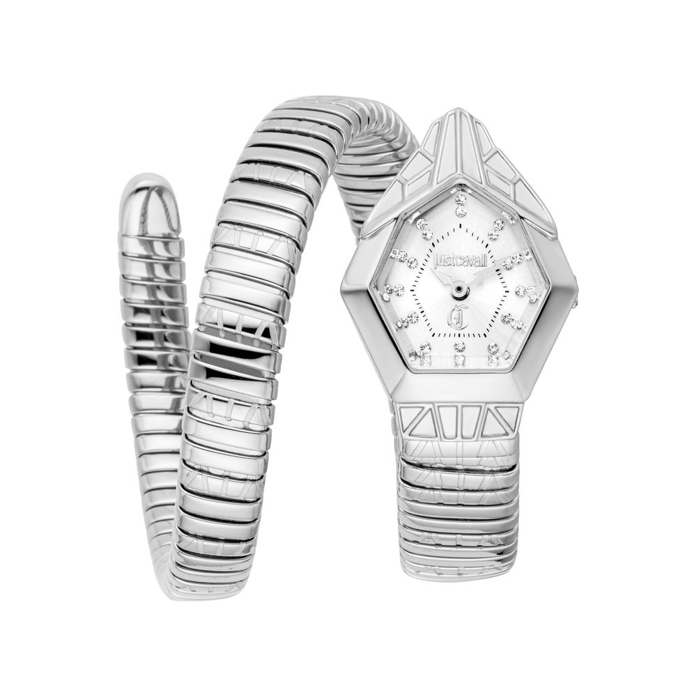 Gray Stainless Steel Dress Watch