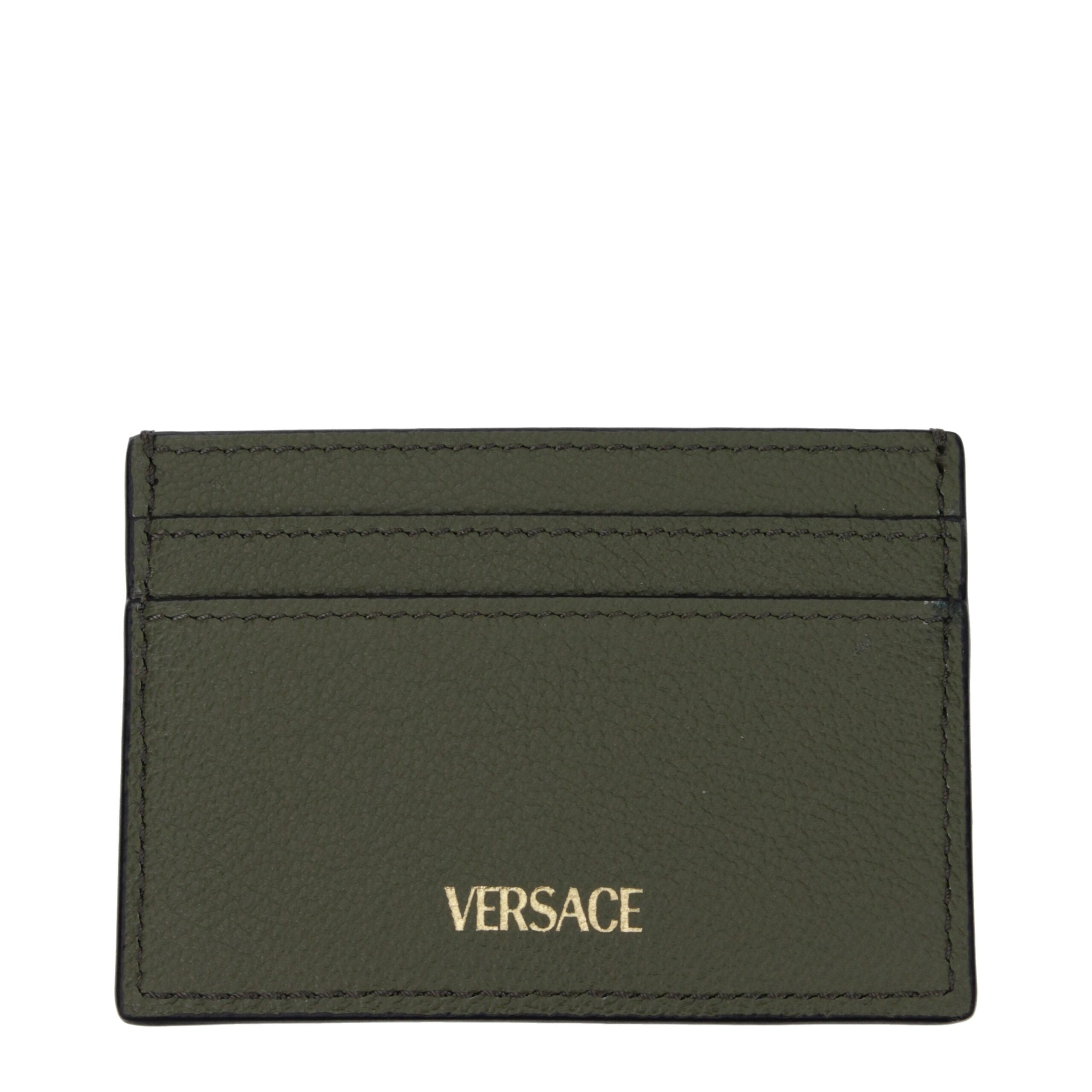 Green Leather Cardholder