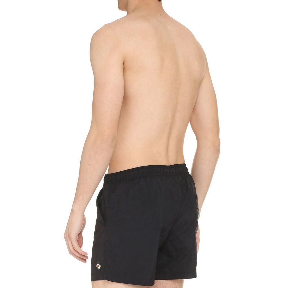 Black Polyamide Swim Shorts