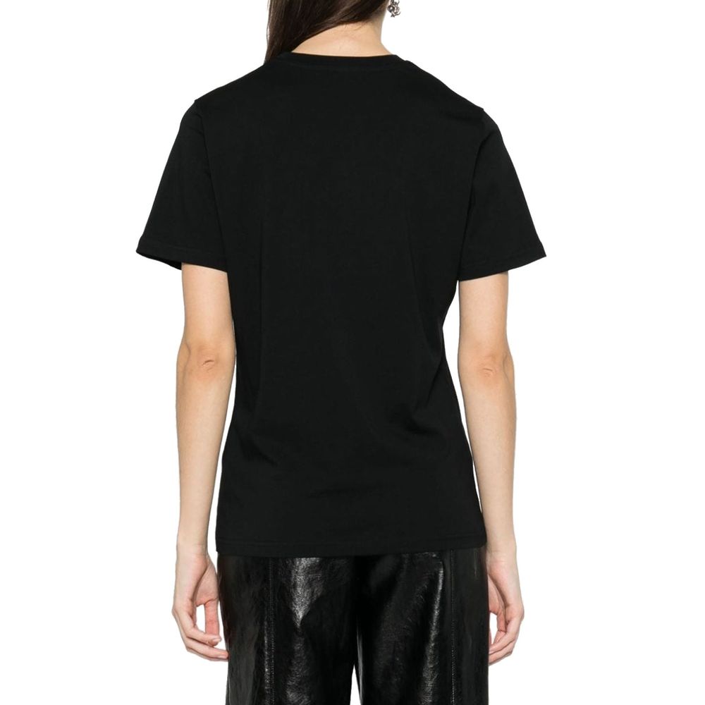 Black Cotton T-Shirt