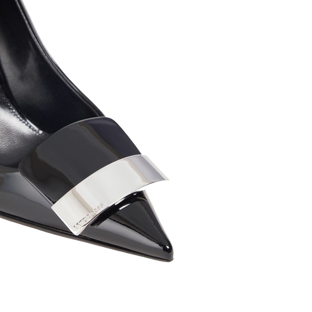 Black Calfskin Pumps