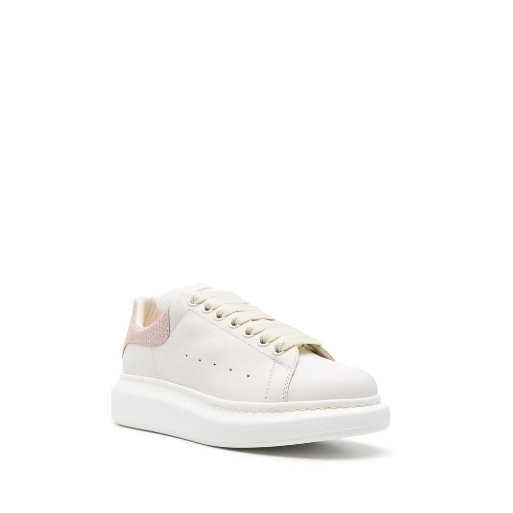 White Leather Chunky Sneakers