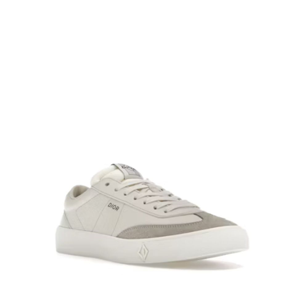 Gray Calfskin Low Top Sneakers