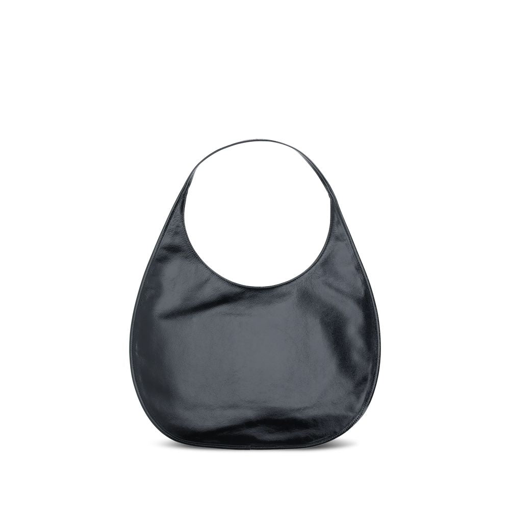 Black Calf Leather Bos Taurus Shoulder Bag