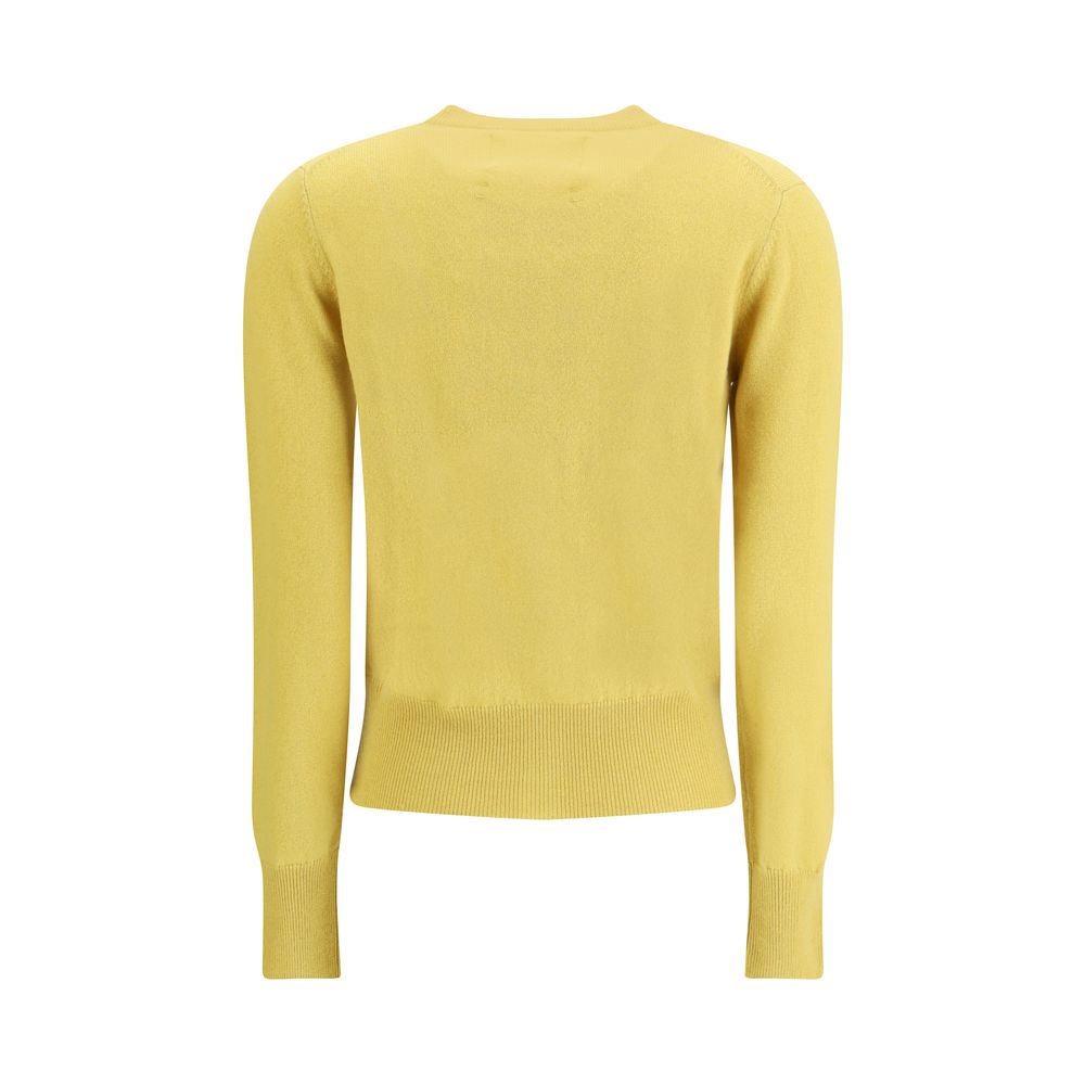 Bicolor Cashmere Cardigan