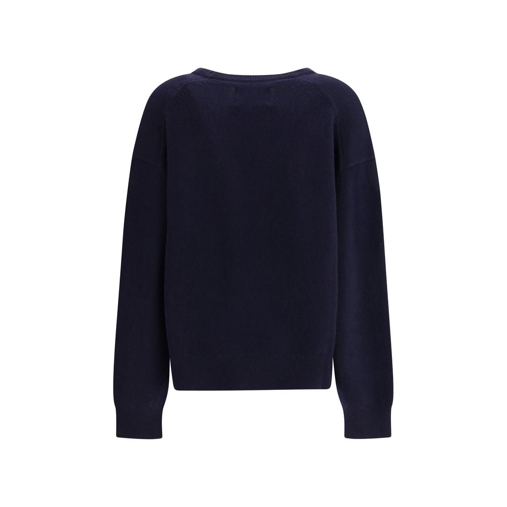 Blue Cashmere Sweatshirt