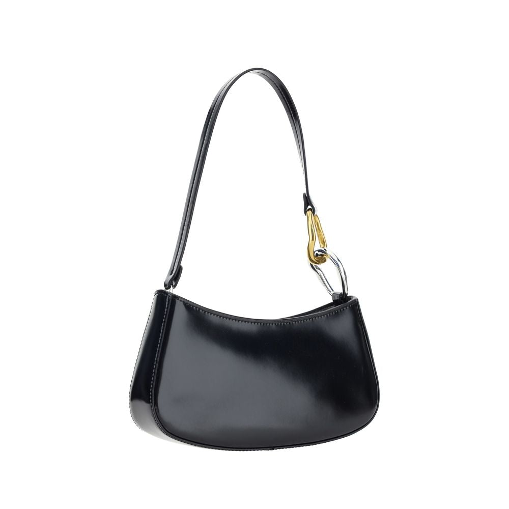 Black Calf Leather Bos Taurus Shoulder Bag