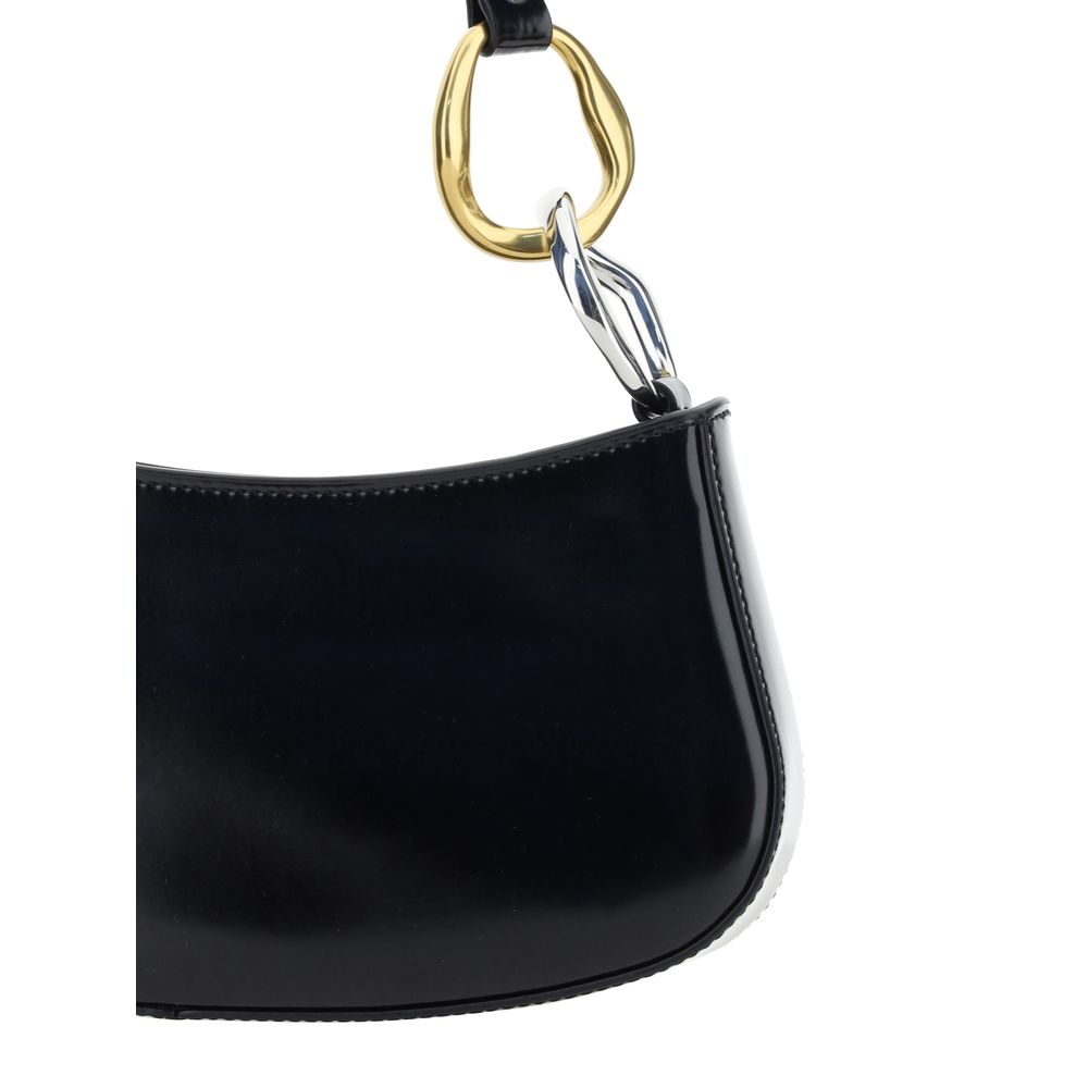 Black Calf Leather Bos Taurus Shoulder Bag