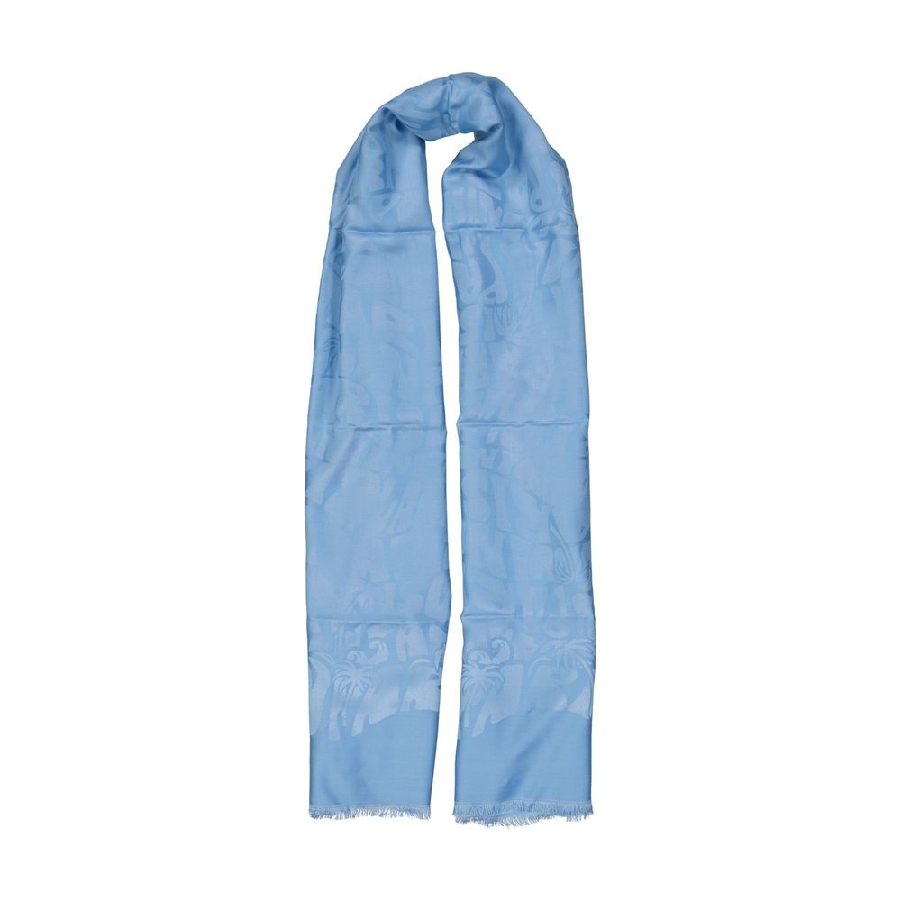 Blue Silk Scarf
