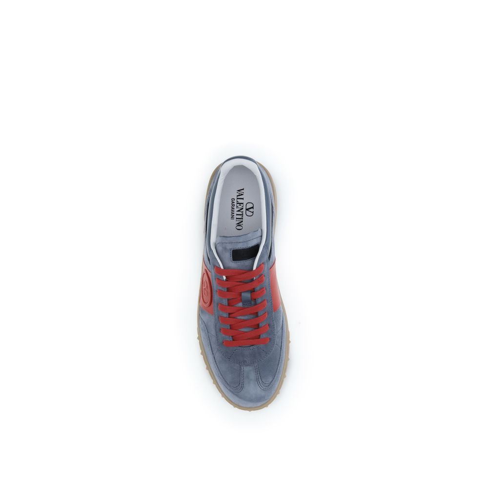 Multicolor Calf Leather Bos Taurus Low Top Sneakers