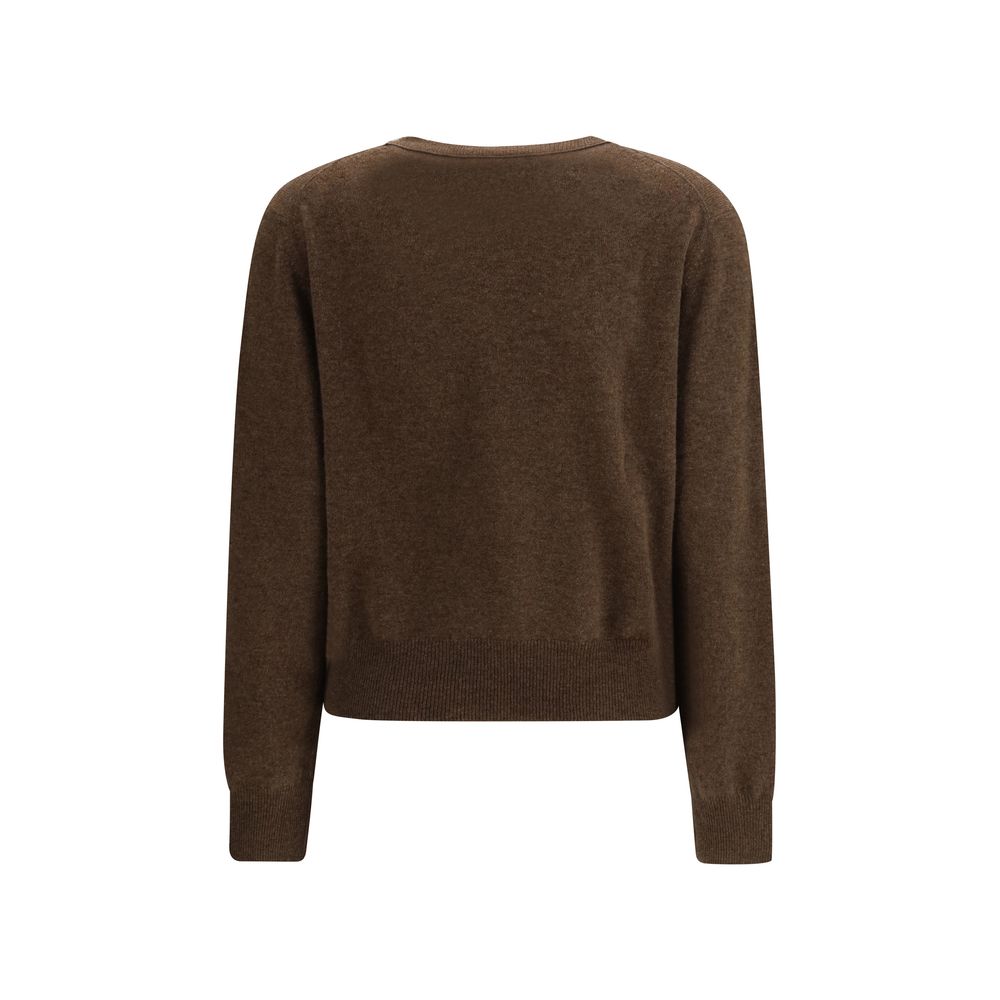 Brown Fleece Wool Sweatshirt