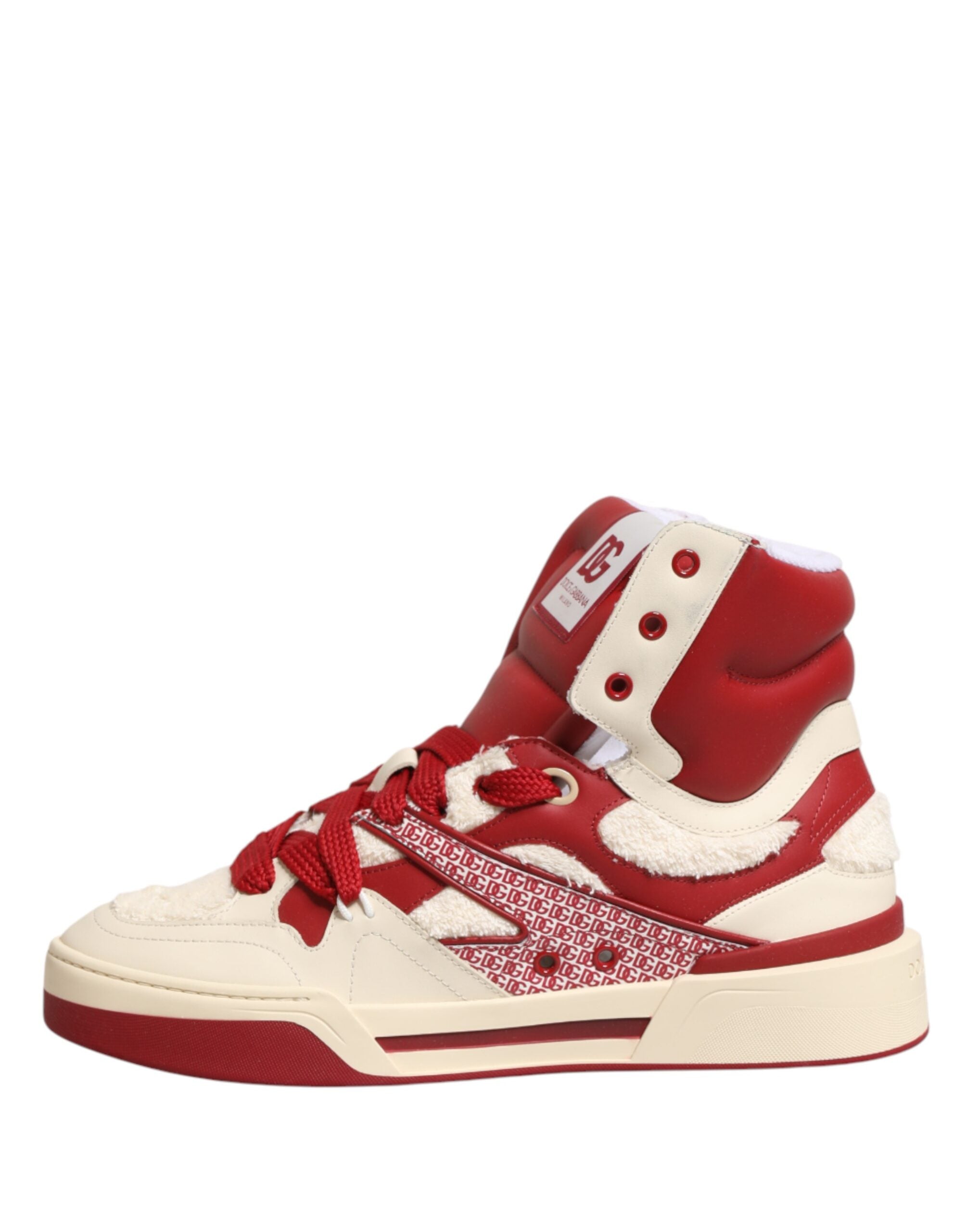 White Red Custom 2.Zero High Top Men Sneakers Shoes