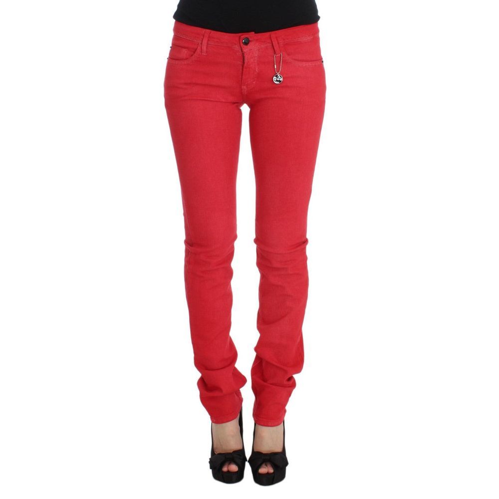 Multicolor Cotton Skinny Jeans