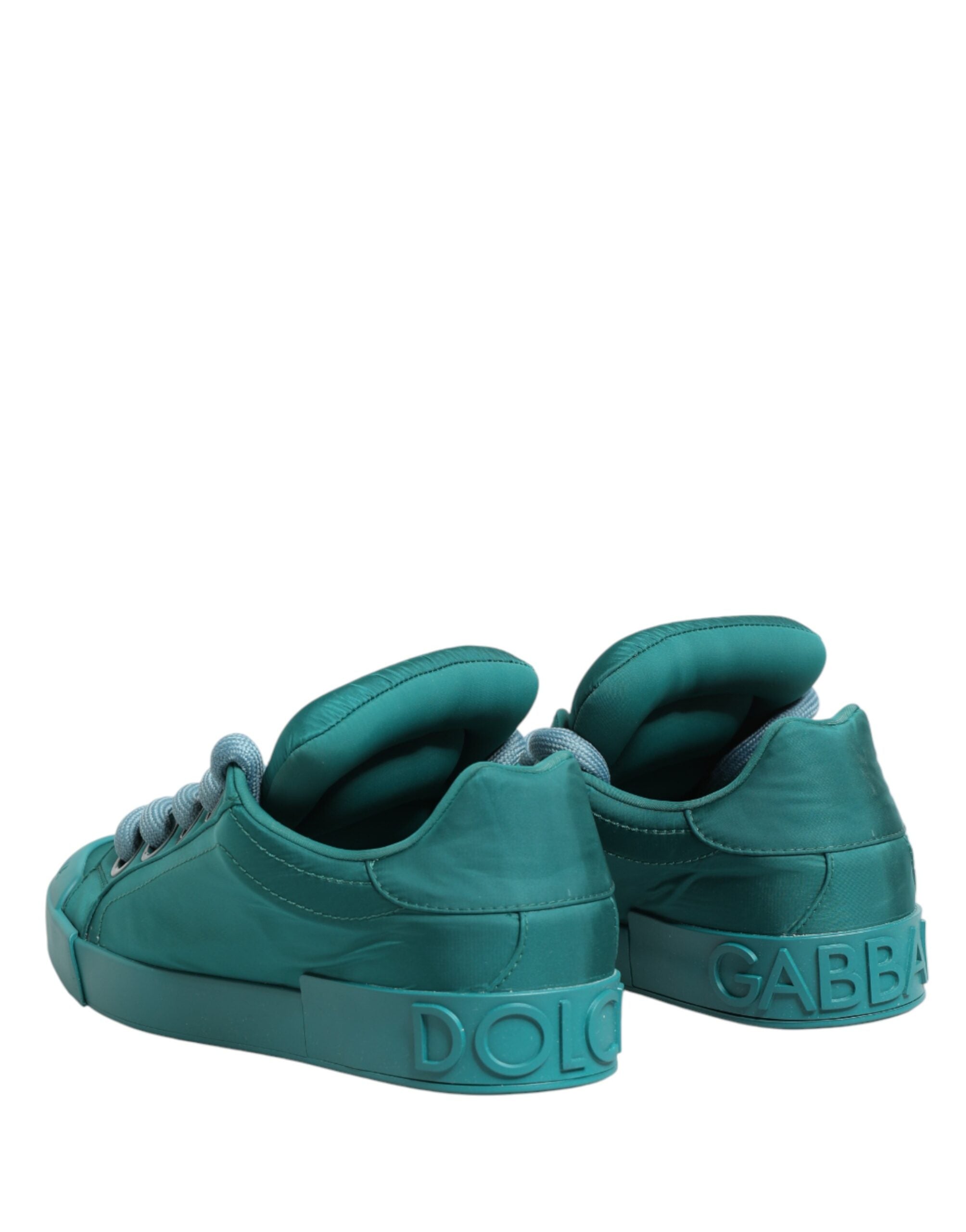 Teal Portofino Men Low Top Sneakers Shoes