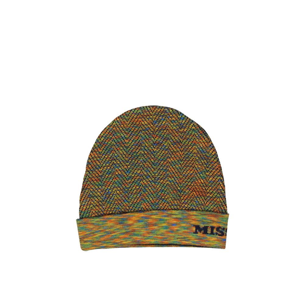Bicolor Wool Beanie
