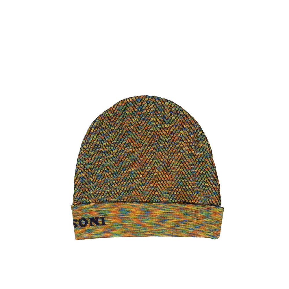 Bicolor Wool Beanie