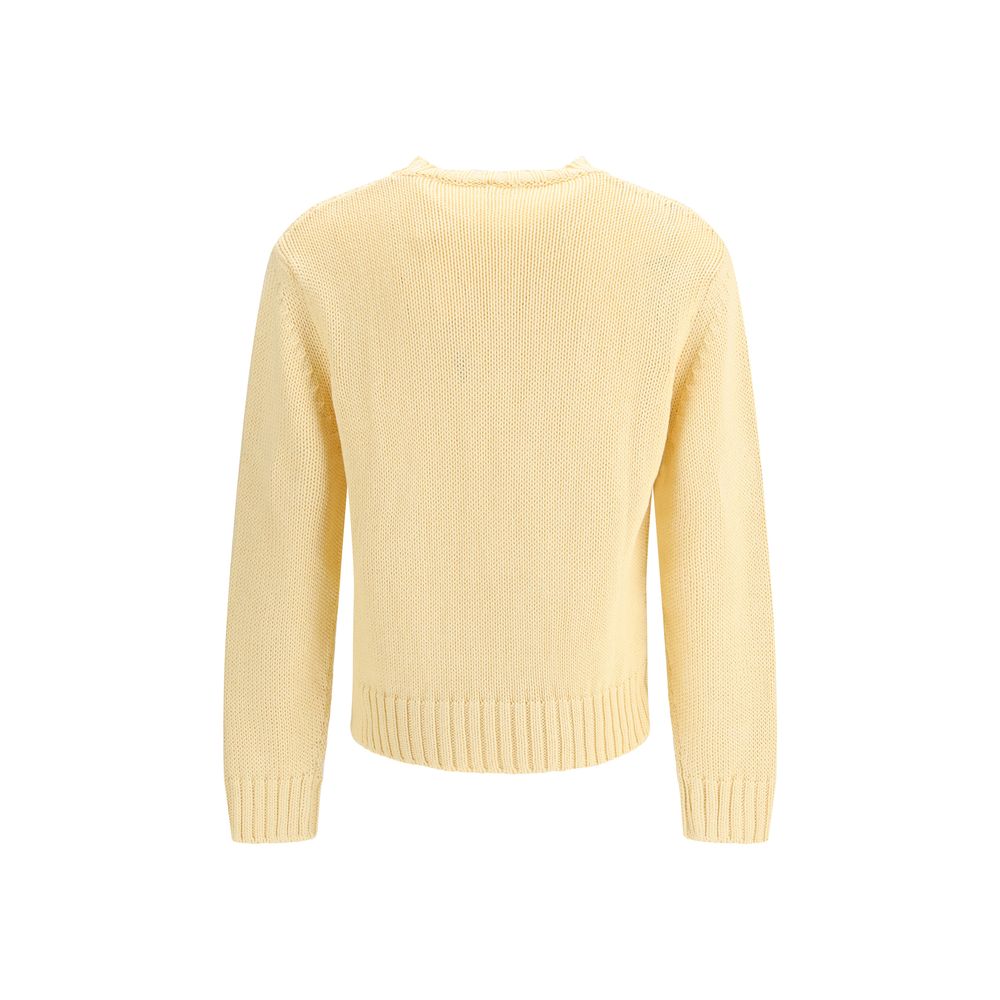Beige Cotton Sweatshirt