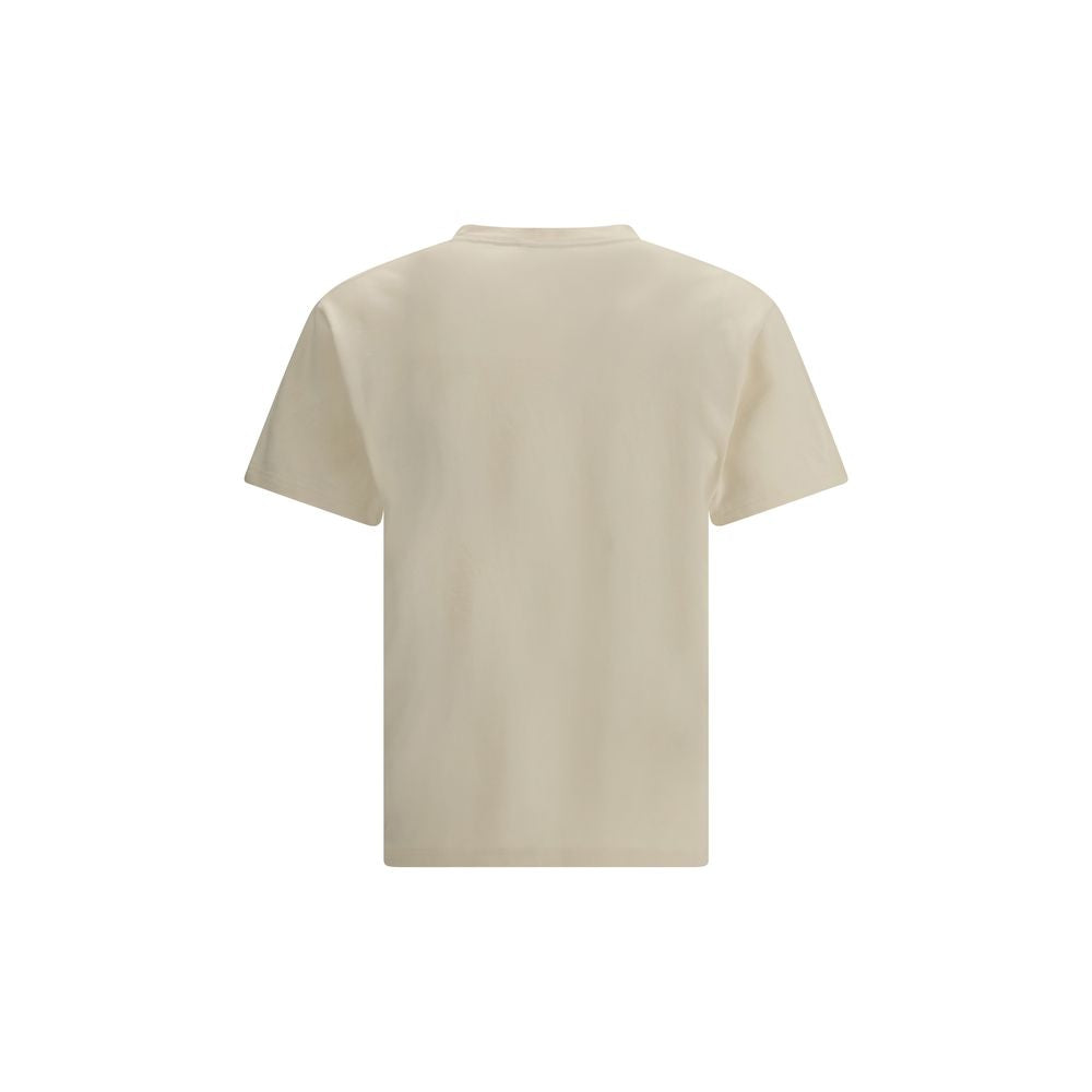 Cream Cotton T-Shirt
