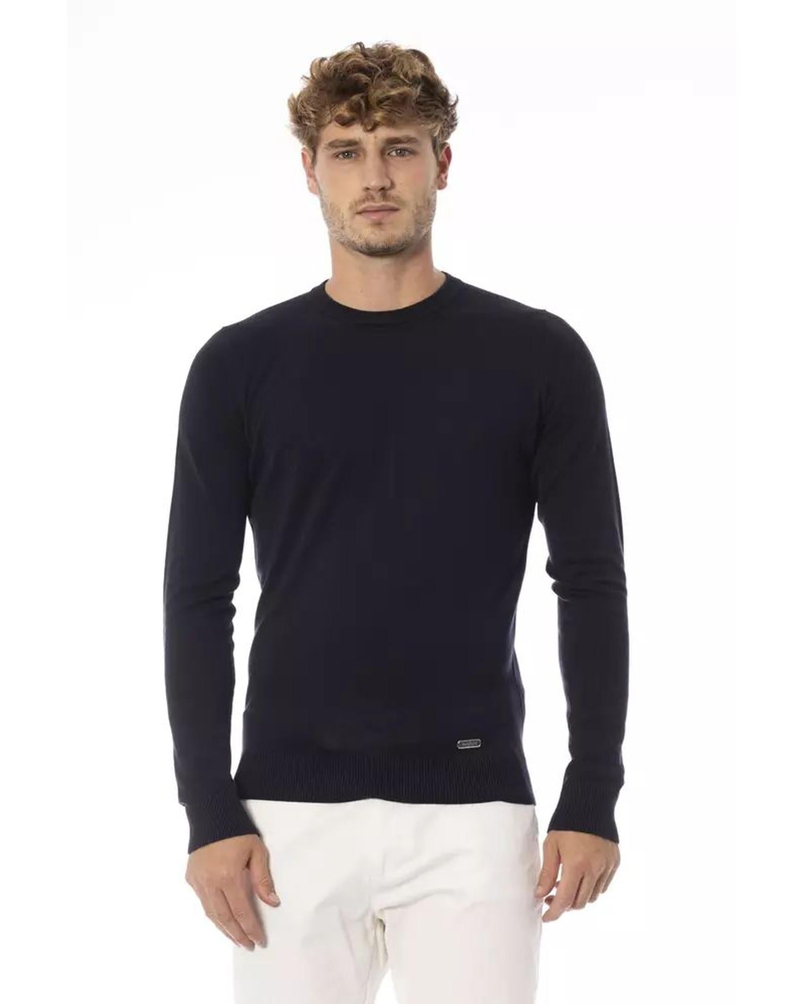 Blue Cashmere Sweatshirt