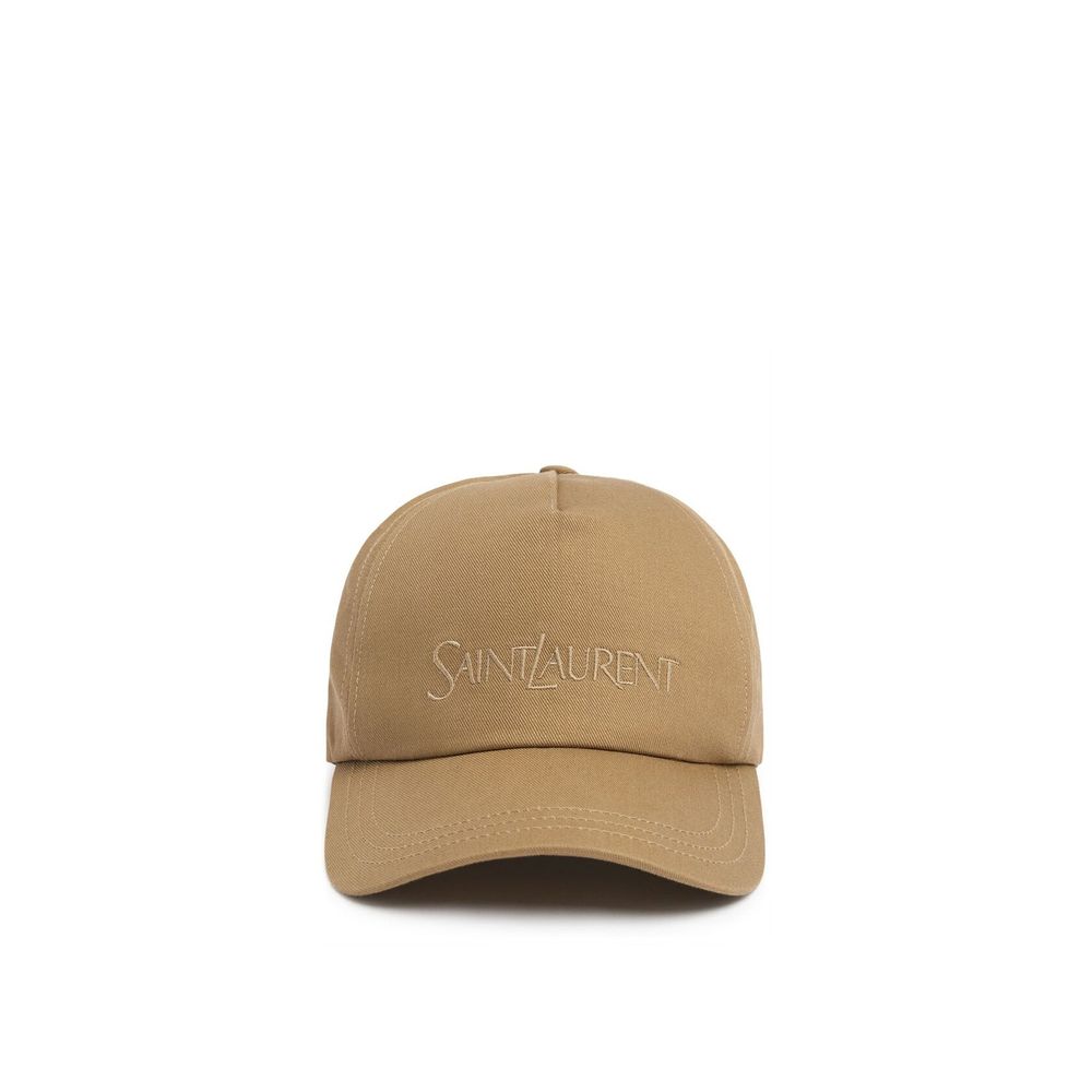 Beige Cotton Cap (Baseball Hat)