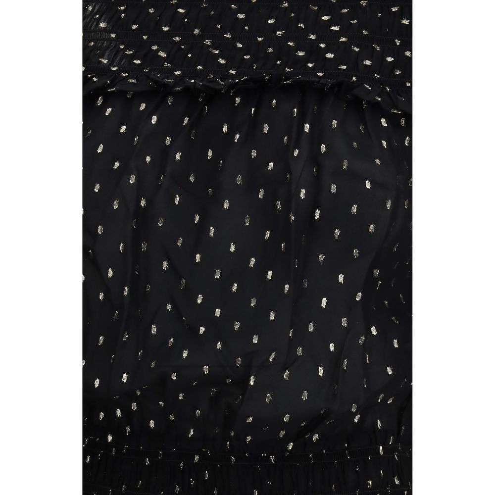 Black Viscose Blouse