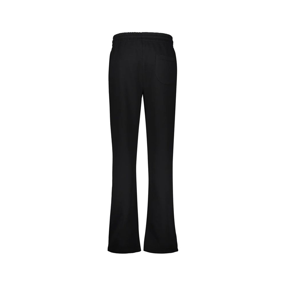 Black Cotton Athletic Pants