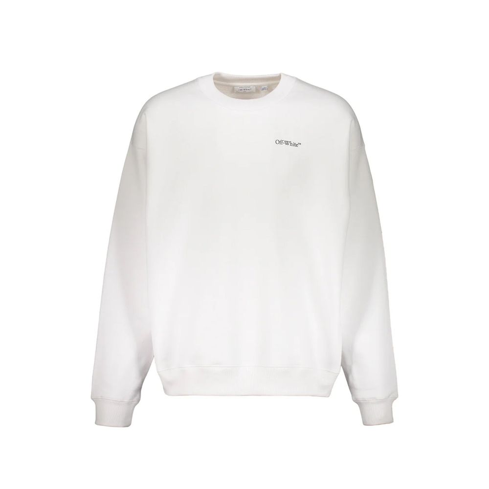 White Cotton Sweatshirt