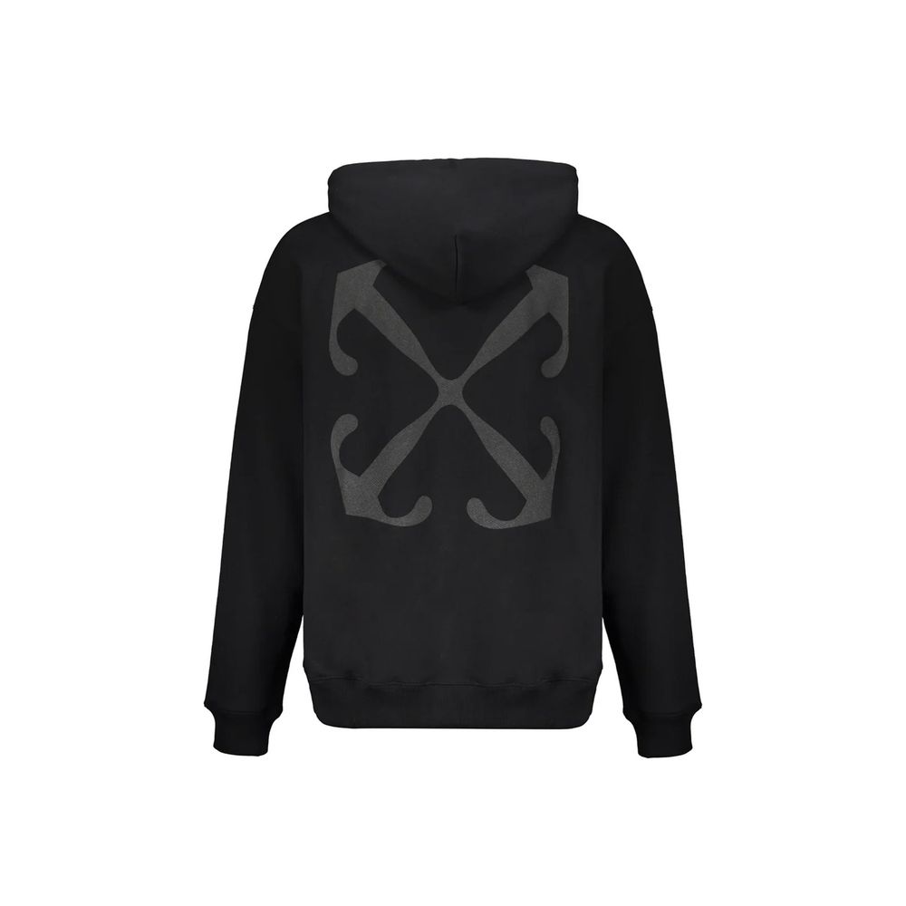 Black Cotton Sweatshirt