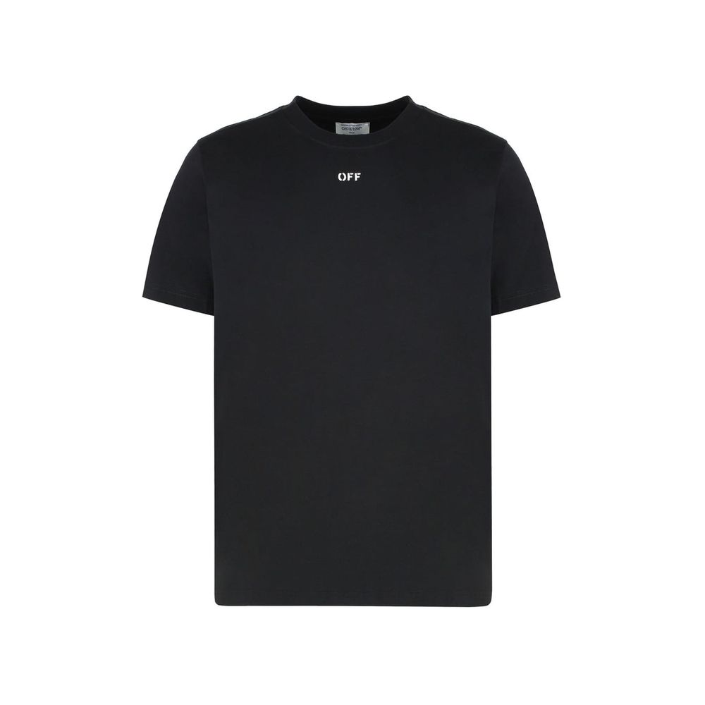 Black Cotton T-Shirt