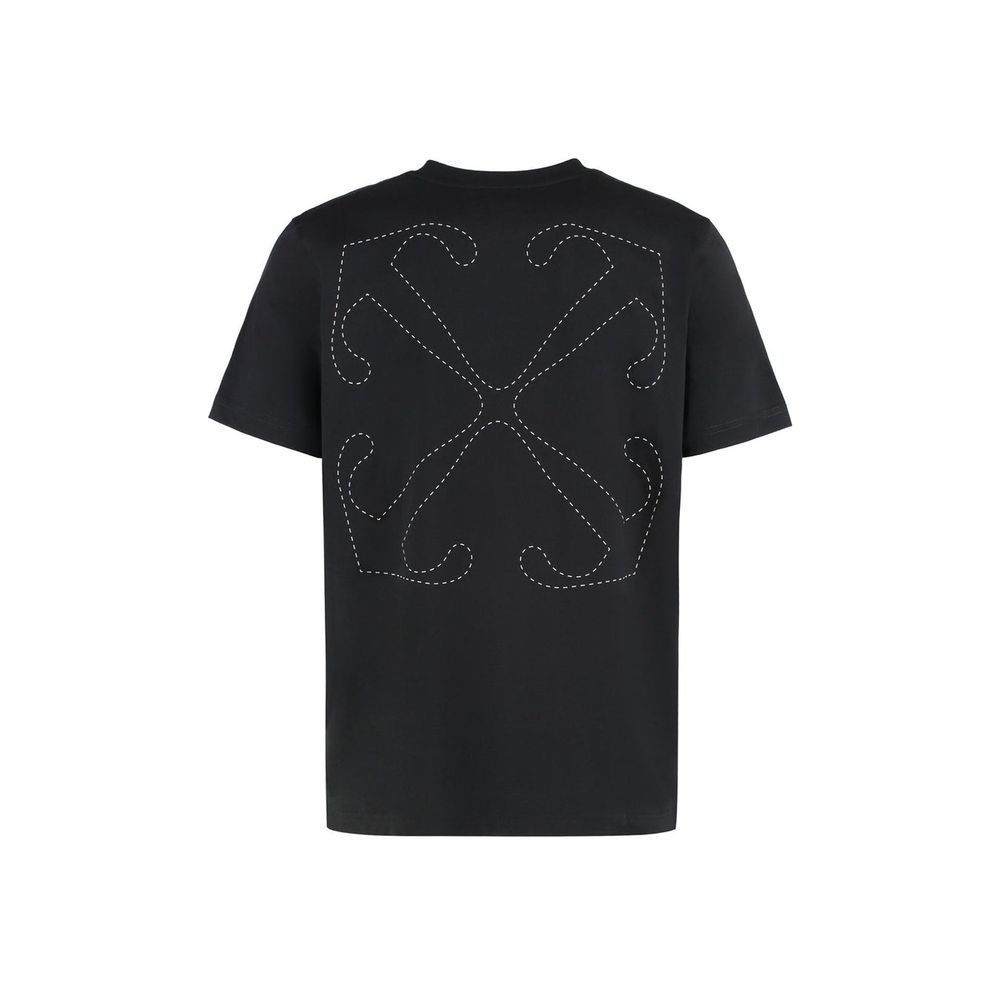 Black Cotton T-Shirt