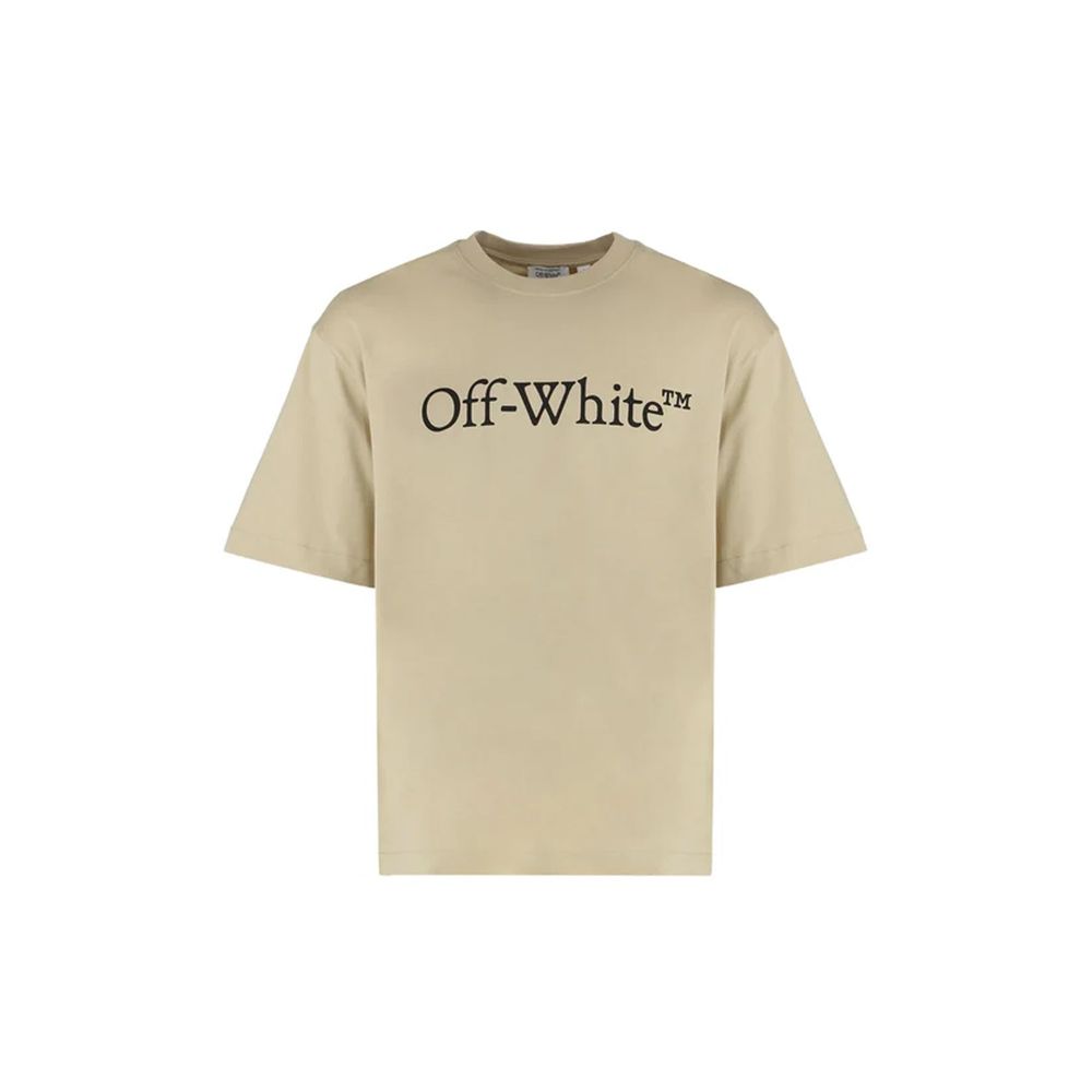 Beige Cotton T-Shirt