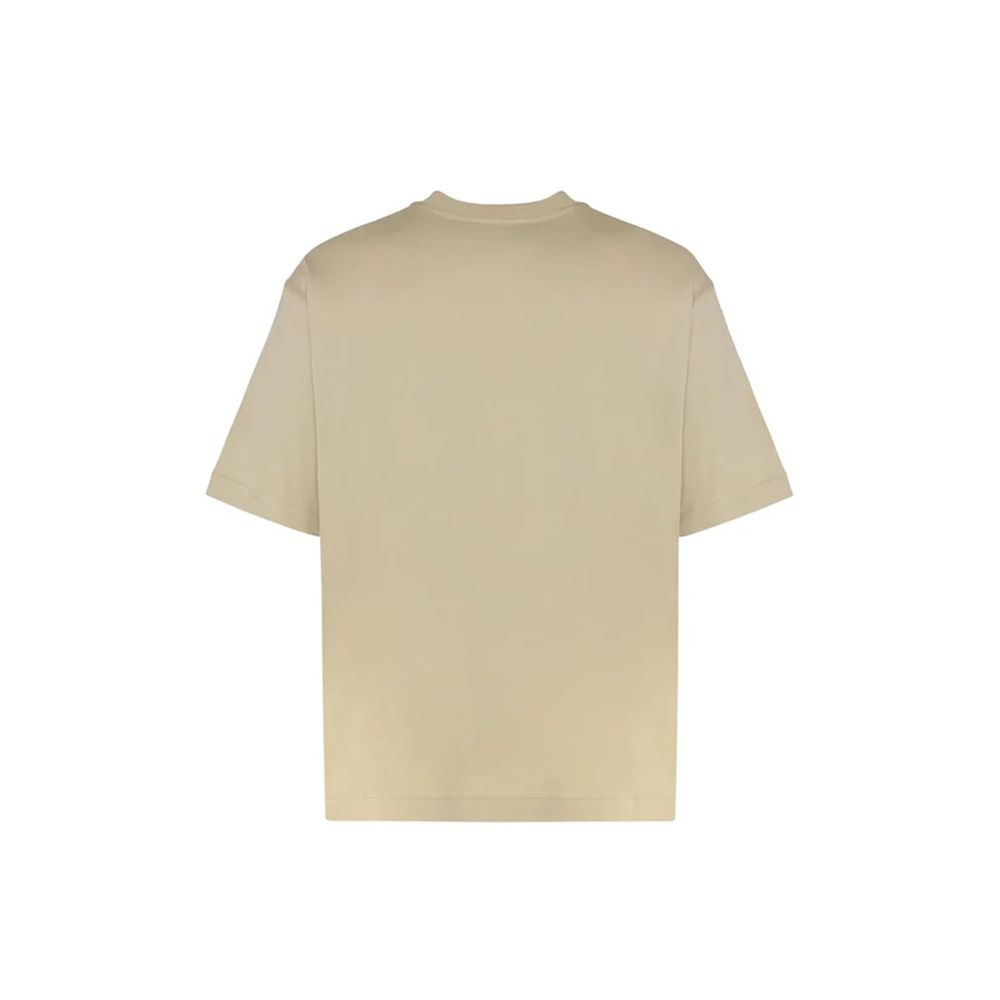 Beige Cotton T-Shirt