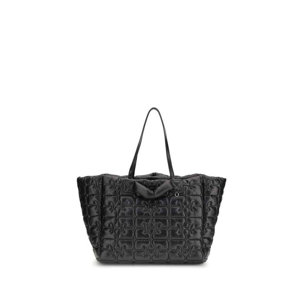Black Polyamide Shoulder Bag