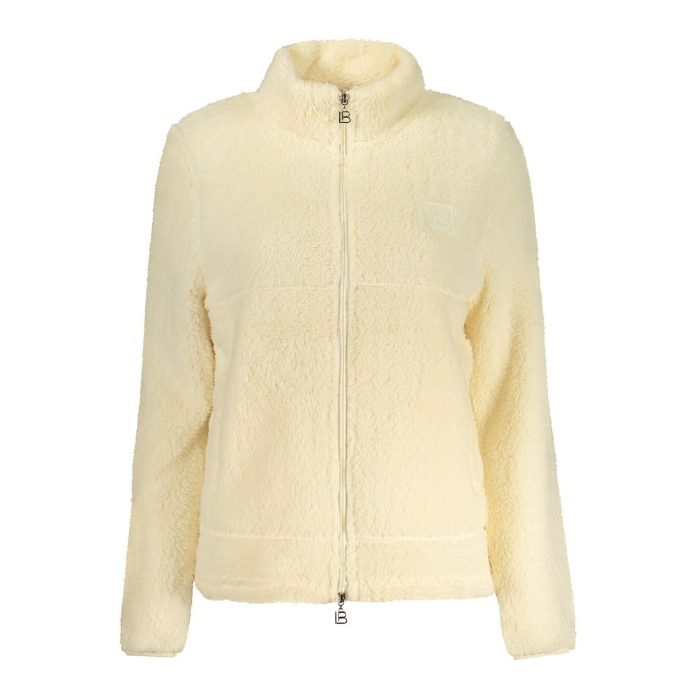 Beige Polyester Women Sweatshirt