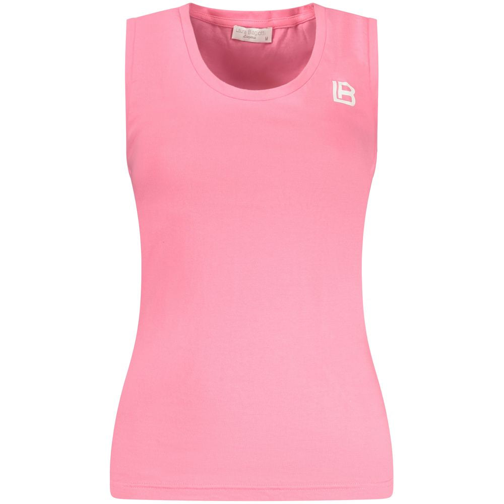 Pink Cotton Tank Tops